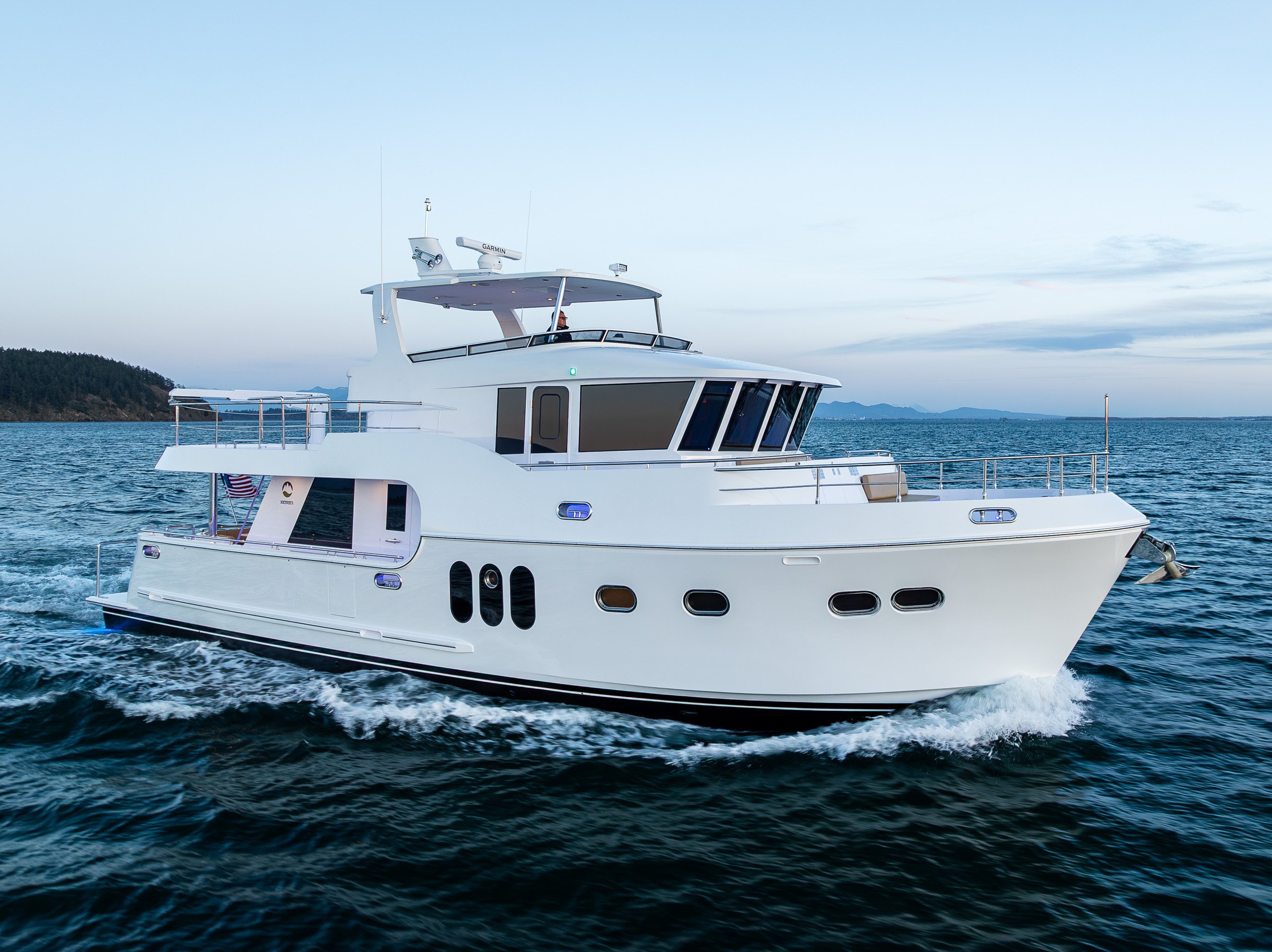 Northwest Yachts Model NW55 underway